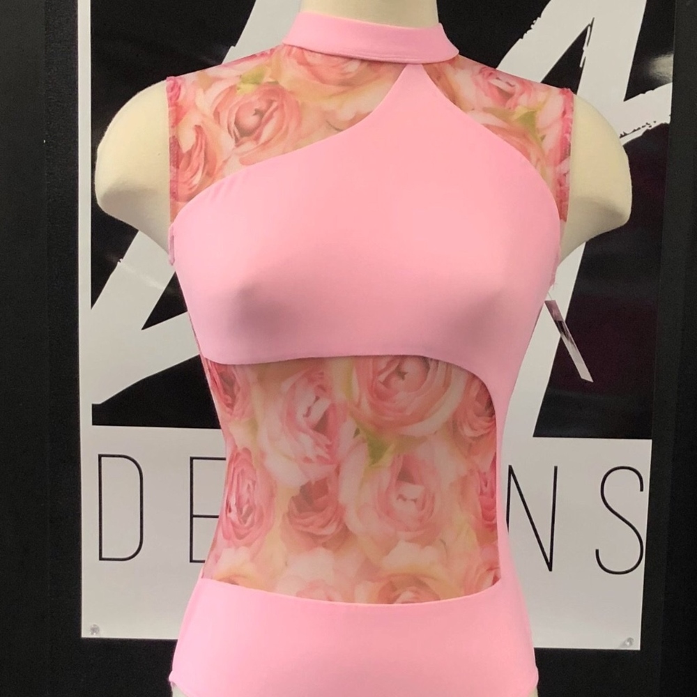 LA Dance Designs Rose Halter Leotard